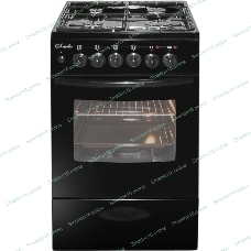 Плита комбинированная Лысьва ЭГ 401 МС-2у черный, конфорок 4 газовых, духовка 57 л, 50 см x 84 см x 60 см