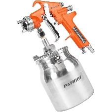 Краскораспылитель Patriot HVLP 1.8B 100л/мин соп.:1.8мм бак:1л