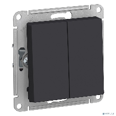 Механизм переключателя проходного 2-кл. СП AtlasDesign 10А IP20 (сх. 6/2) 10AX карбон