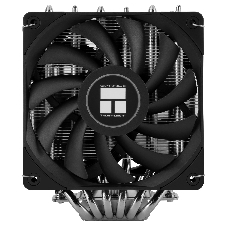 Кулер для процессора Thermalright Royal Knight 120 SE (4-pin PWM, 155мм, Ni/Cu, 6x6мм, 2x120мм, 66.17CFM/59CFM, 25.6dBA/26.1dBA, 1500RPM/1800RPM, S: 1200, 1700, 1851, 115X, AM4, AM5, silver, black)