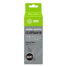Чернила Cactus CS-EPT6641B черный 100 мл для Epson L100/L110/L120/L132/L200/L210/L222/L300/L312/L350/L355/L362/L366/L456/L550/L555/L566/L1300
