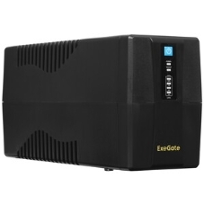 Источник бесперебойного питания ExeGate EP244543RUS Power Back BNB-600 600VA, черный, 2 евророзетки