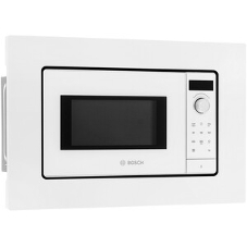 Встраиваемая микроволновая печь Bosch BFL623MW3 Serie 2, белый, 20 л, 800 Вт, переключатели - поворотный механизм/сенсор