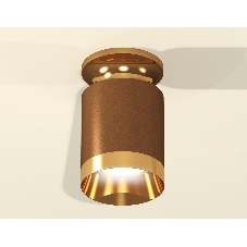 Светильник Ambrella Light XS6304130 SCF/PYG кофе песок/золото желтое полированное MR16 GU5.3 (N6905, C6304, N6134)