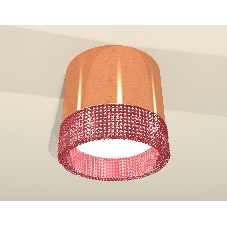 Светильник Ambrella Light XS8122022 PPG/PI золото розовое полированное/розовый GX53 (C8122, N8486)