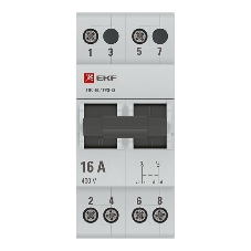 Переключатель трехпозиционный 2п 16А Basic EKF tps-2-16
