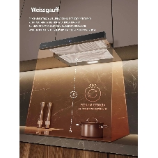 Вытяжка Weissgauff TEL 600 2M Touch Black Glass