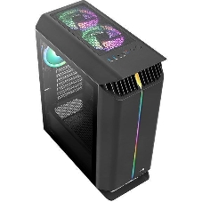 Компьютерный корпус Aerocool/Formula Gladiator Duo-G-BK-v1 черный без БП ATX 3x120мм 2xUSB3.0 audio bott PSU