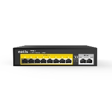 Коммутатор Netis P110C 10-портовый PoE+ коммутатор Fast Ethernet/8*PoE+ 2 порта 802.3af/802.3at