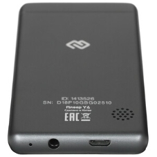 Плеер Hi-Fi Flash Digma Y4 BT 16Gb черный/2.4