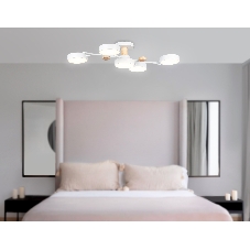 Светильник Ambrella light FL4834/5 WH белый 3000K-6400K 70W 830*400*160 (ПДУ ИК)
