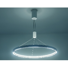 Подвесной светодиодный светильник Ambrella light FL5855 WH белый 40W 3000K/4200K/6400K D800*860 (без ПДУ)