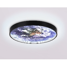 Настенно-потолочный светодиодный светильник Ambrella light FW11131 BK черный 15W LED 3000-6400K D240*38
