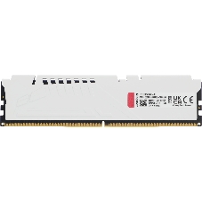 Оперативная память Kingston Fury Beast, DDR5, 16Gb (1x16GB), 6000MHz, CL30, DIMM, с радиатором, белый