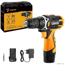 Дрель-шуруповерт Deko DKCD12V, 12 В, 1,5 Ач, 32 Нм, щеточный