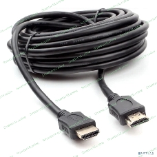 Кабель HDMI Cablexpert CC-HDMI4L-10M, 10м, v2.0, 19M/19M, серия Light, черный, позол.разъемы, экран, пакет
