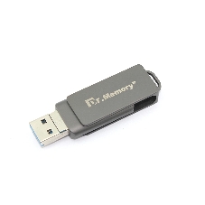 Флешка USB Dr. Memory 051, 64Gb, USB 3.0/USB Type-A, R/W 120/70, серый