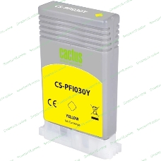 Картридж струйный Cactus CS-PFI030Y PFI-030Y желтый (55мл) для Canon imagePROGRAF TA-20/30