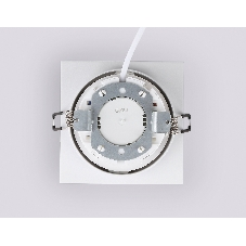 Светильник Ambrella light TN52341 SWH/GWH белый песок/белый глянец GX53 max 12W 115*115*25
