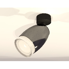 Комплект поворотного светильника Ambrella light XM1123005 DCH/SBK/FR черный хром/черный песок/белый матовый MR16 GU5.3 (A2210, C1123, N7160)