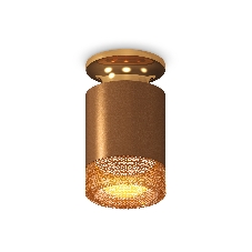 Светильник Ambrella Light XS6304131 SCF/PYG/CF кофе песок/золото желтое полированное/кофе MR16 GU5.3 (N6905, C6304, N6154)