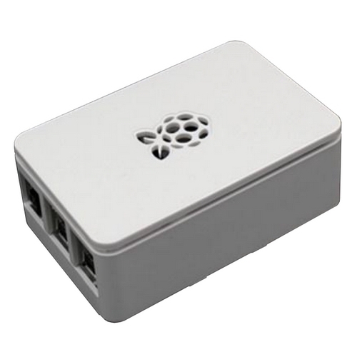 Корпус RA178 ACD белый ABS Plastic case with Logo for Raspberry Pi 3
