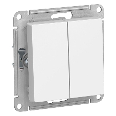 Механизм выключателя 2-кл. AtlasDesign (сх.5) 10АХ бел. SchE ATN000151