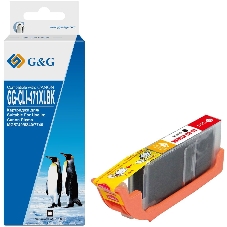 Картридж струйный G&G GG-CLI-471XLBK фото черный (10.8мл) для Canon TS5040/MG5740/MG6840/MG7740
