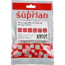 Коннектор Suprlan 10-0209-1, UTP cat.5e RJ45, прозрачный, 10шт