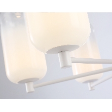 Подвесной светодиодный светильник Ambrella light LH11107/6 WH/FR белый/белый матовый 24W 3000K D630*280