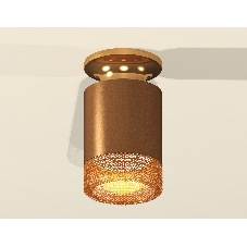 Светильник Ambrella Light XS6304131 SCF/PYG/CF кофе песок/золото желтое полированное/кофе MR16 GU5.3 (N6905, C6304, N6154)