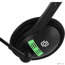 Гарнитура Oklick HS-M100 чёрный, проводная, 3.5 мм