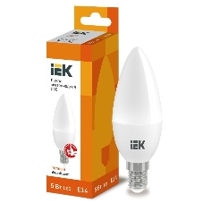 Лампа cветодиодная Iek LLE-C35-5-230-30-E14 ECO C35 свеча 5Вт 230В 3000К E14 IEK