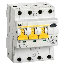 Выключатель автоматический дифференциального тока IEK MAD22-6-025-C-30 АВДТ 34 C25 30мА