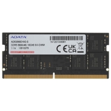 Оперативная память ADATA Premier, DDR5, 16GB (1x16GB), 5600 MHz, CL46, без радиатора, черный, SO-DIMM