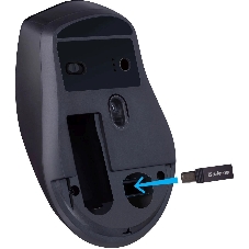 Мышь беспроводная Defender Effect X MS-095 черный, 1600 dpi, радиоканал, USB, кнопки - 6