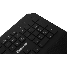 Комплект клавиатура+мышь Defender Berkeley C-925 беспроводной, USB, 1600 DPI, чёрный
