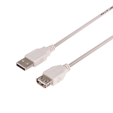 Кабель USB Rexant (шт. USB A - гн. USB A) 5 м, серый