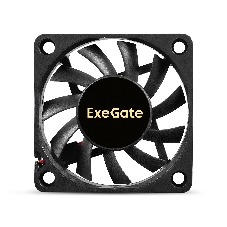 Вентилятор для корпуса ExeGate EX06010S2P-24 черный, 60 мм, 3000 об/мин, 24.1 дБ, 2 pin
