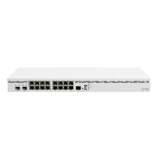 Маршрутизатор CCR2004-16G-2S+ Cloud Core Router 2004-16G-2S+ with Annapurna Labs Alpine v2 CPU with 4x ARMv8-A Cortex-A57 cores running at 1.7GHz, 4Gb of DDR4 RAM, 128MB NAND storage, 16 x Gbit LAN, 2x SFP+ ports, 1U rackmount case, Dual PSU, RouterOS L6