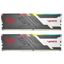 Оперативная память Patriot Viper Venom, DDR5, 32Gb (2x16Gb), 6400MHz, CL32, DIMM, с радиаторами, RGb, черный