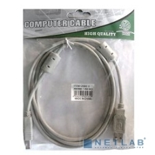 Кабель BuroКабель USB2.0 USB2.0-AM/BM-1.8M-MG A(m)/B(m) (1.8м) феррит.кольца(USB2.0-AM/BM-1.8M-MG)