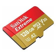 Флеш карта microSD 128Gb SanDisk microSDXC Class 10 UHS-I A2 C10 V30 U3 Extreme 190MB/s