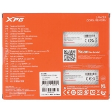 Оперативная память XPG Lancer RGB, DDR5, 64GB (2x32GB), 6000MHz, CL30, DIMM, с радиаторами, RGB, черный