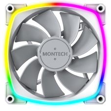 Вентилятор для корпуса MONTECH RX120 PWM белый, 120 мм, 1600 об/мин, 27 дБ, 4 pin