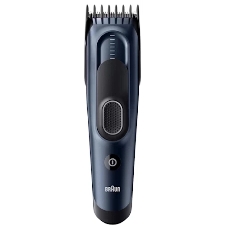 Машинка для стрижки Braun HC5550 черный (насадок в компл:2шт)