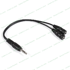 Кабель-разветвитель аудио Exegate EX284946RUS EX-CCA-415-0.3 (3.5мм Jack M/2x3.5мм Jack F, 0,3м)