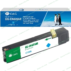 Картридж струйный G&G GG-CN626AE голубой (110мл) для HP Officejet Pro X576dw/X476dn/X551dw/X451dw