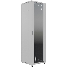 Шкаф коммутационный NTSS Премиум (NTSS-R18U6060GS) напольный 18U 600x600 мм пер. дв. стекл металл 900 кг серый 510 мм 903 мм IP20