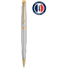 Ручка шариковая Waterman Hemisphere (CWS0920370) Steel GT M, синие чернила, подарочная коробка